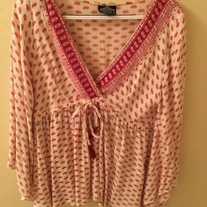 Babydoll patterned top szL